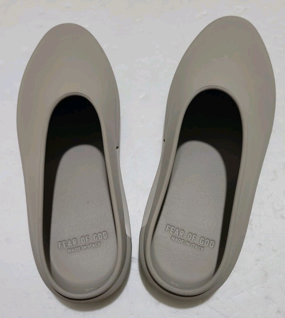 Fear Of God Slippers California Slip-on Mule Slides Beige Size 45 - Picture 4 of 16